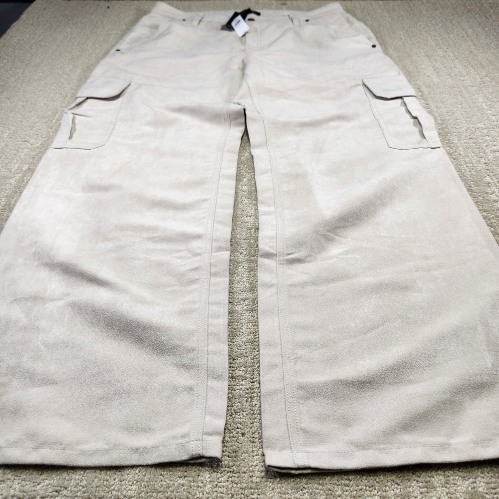Banana Republic Cargo Pants Women 16 Baggy Wide Leg Mid Rise NEW